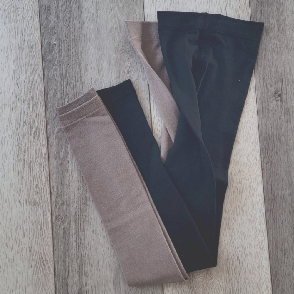 NWOT Timberland fleece lined footless tights